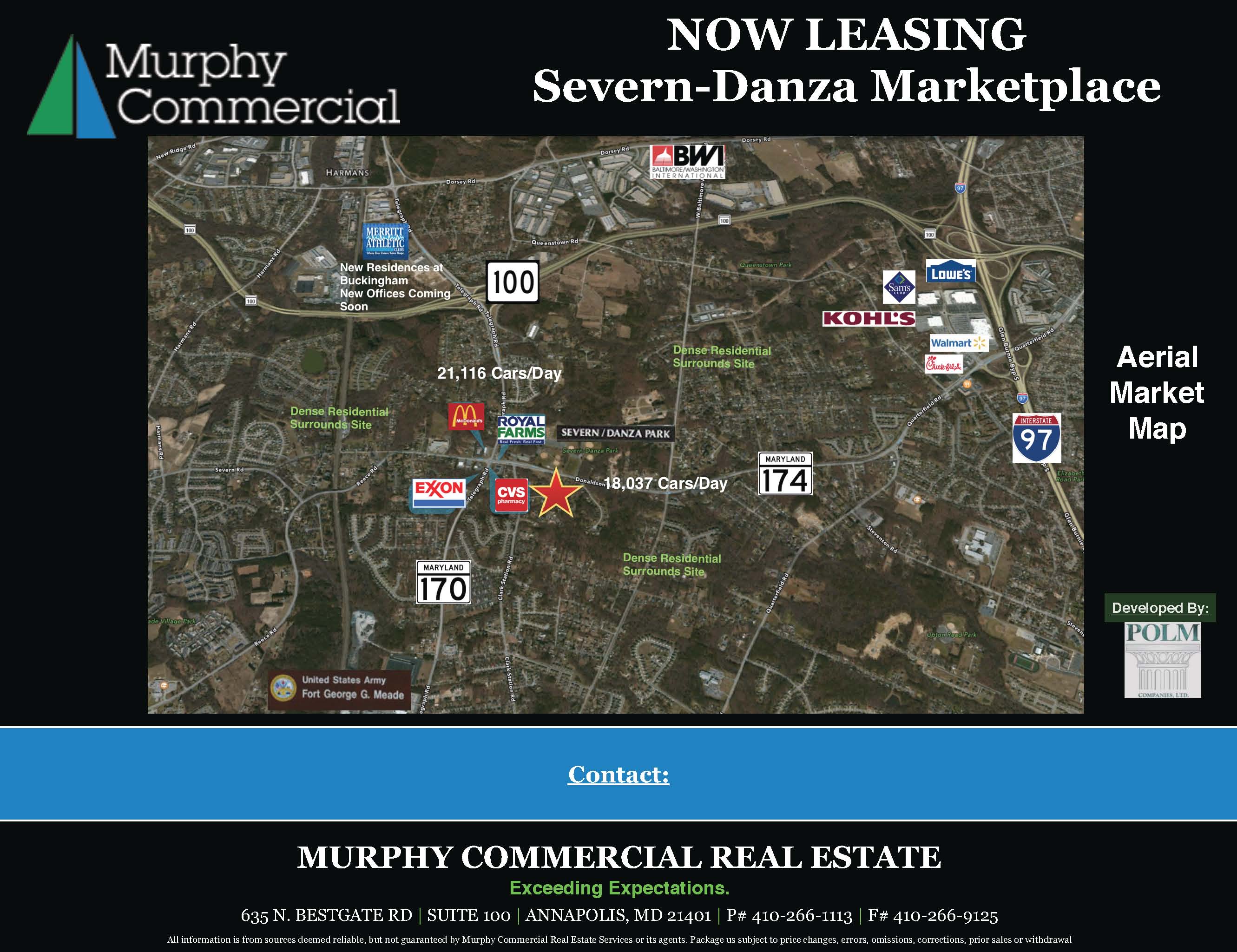 Severn-Danza Aerial Market Map